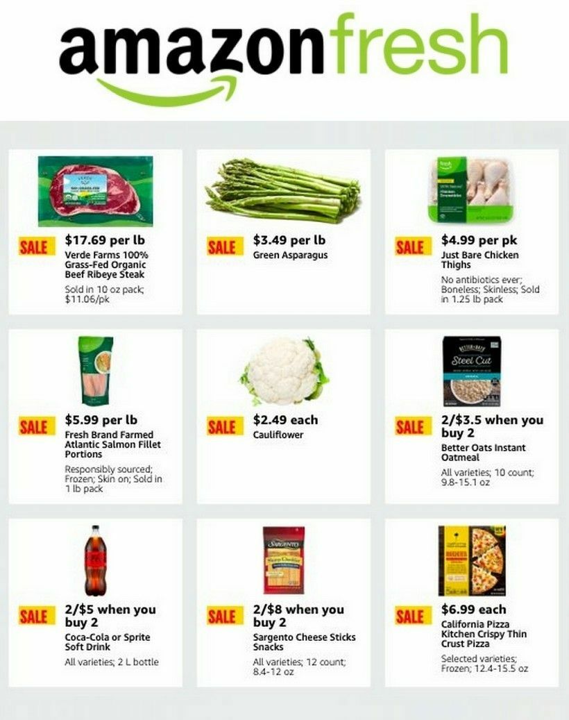 Amazon Fresh Weekly Ad from February 28