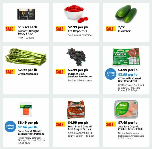 Amazon Fresh Weekly Ad from March 6