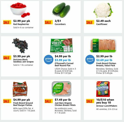 Amazon Fresh Weekly Ad from March 6