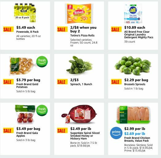 Amazon Fresh Weekly Ad from March 20