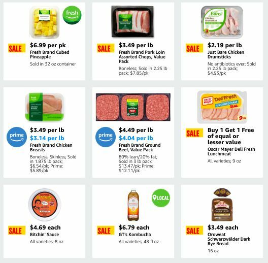 Amazon Fresh Weekly Ad from March 27