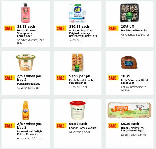 Amazon Fresh Weekly Ad from April 3