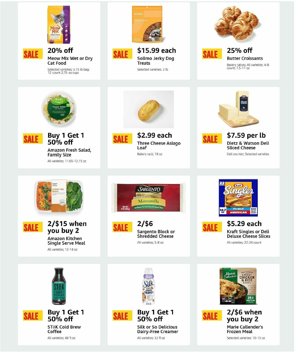 Amazon Fresh Weekly Ad from April 24