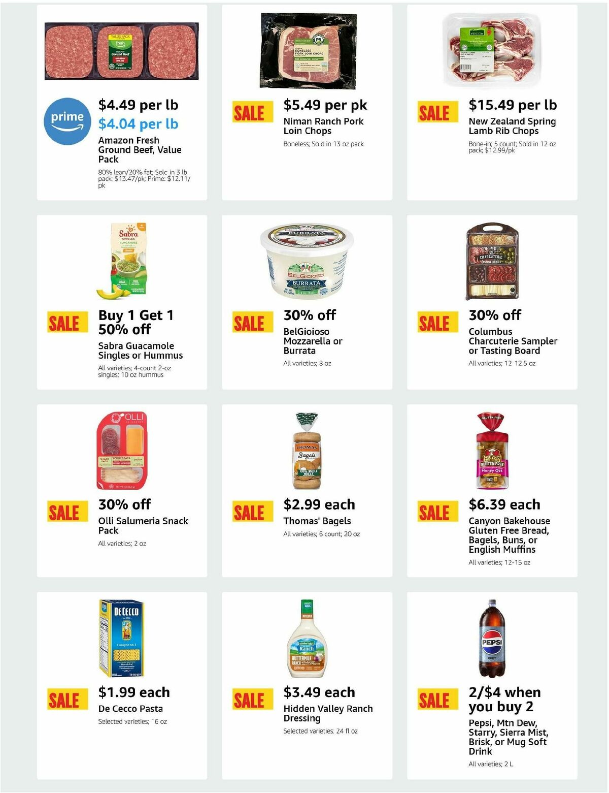 Amazon Fresh Weekly Ad from May 8