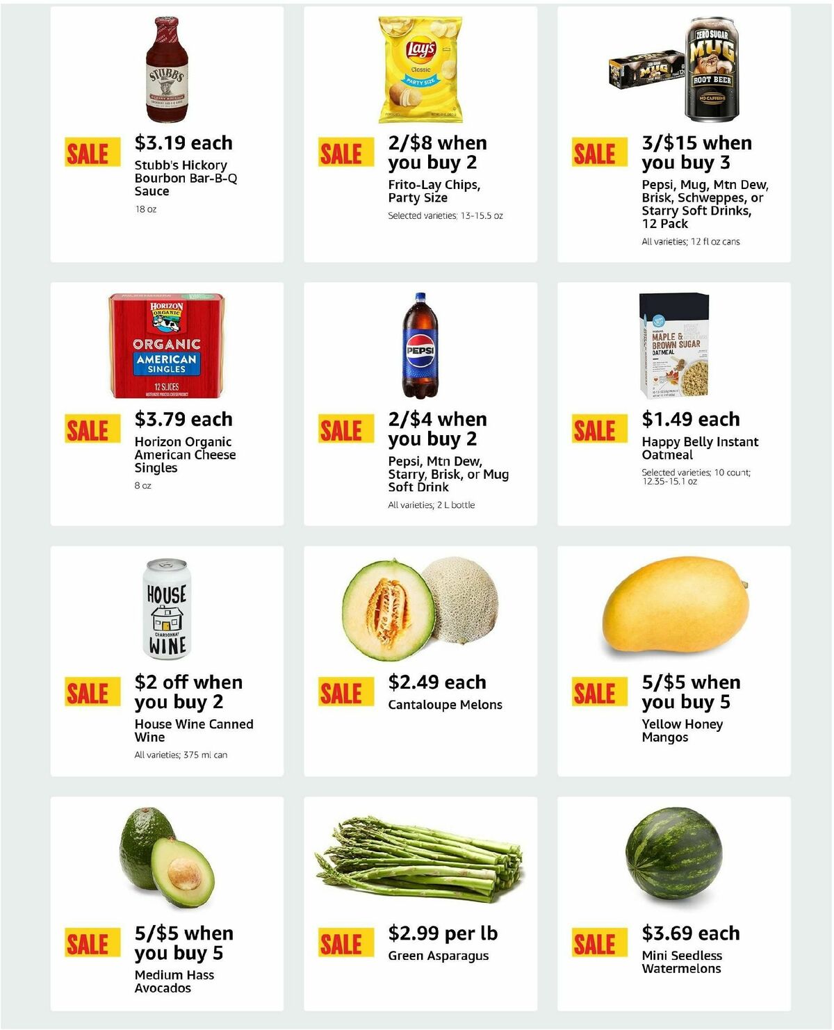 Amazon Fresh Weekly Ad from May 15