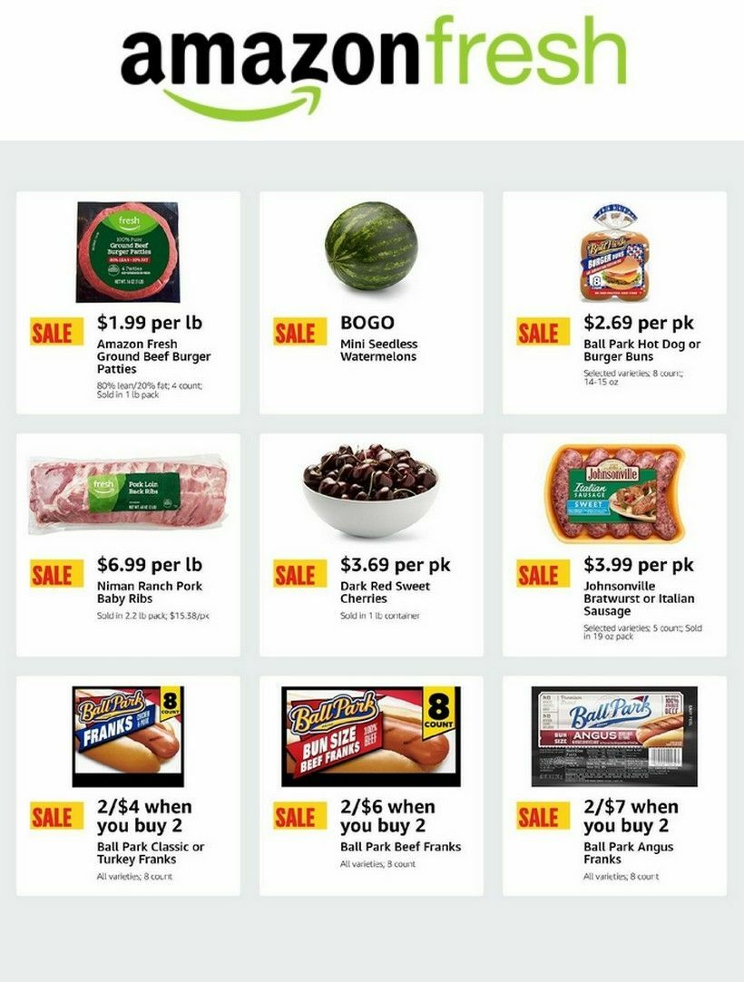 Amazon Fresh Weekly Ad from May 22