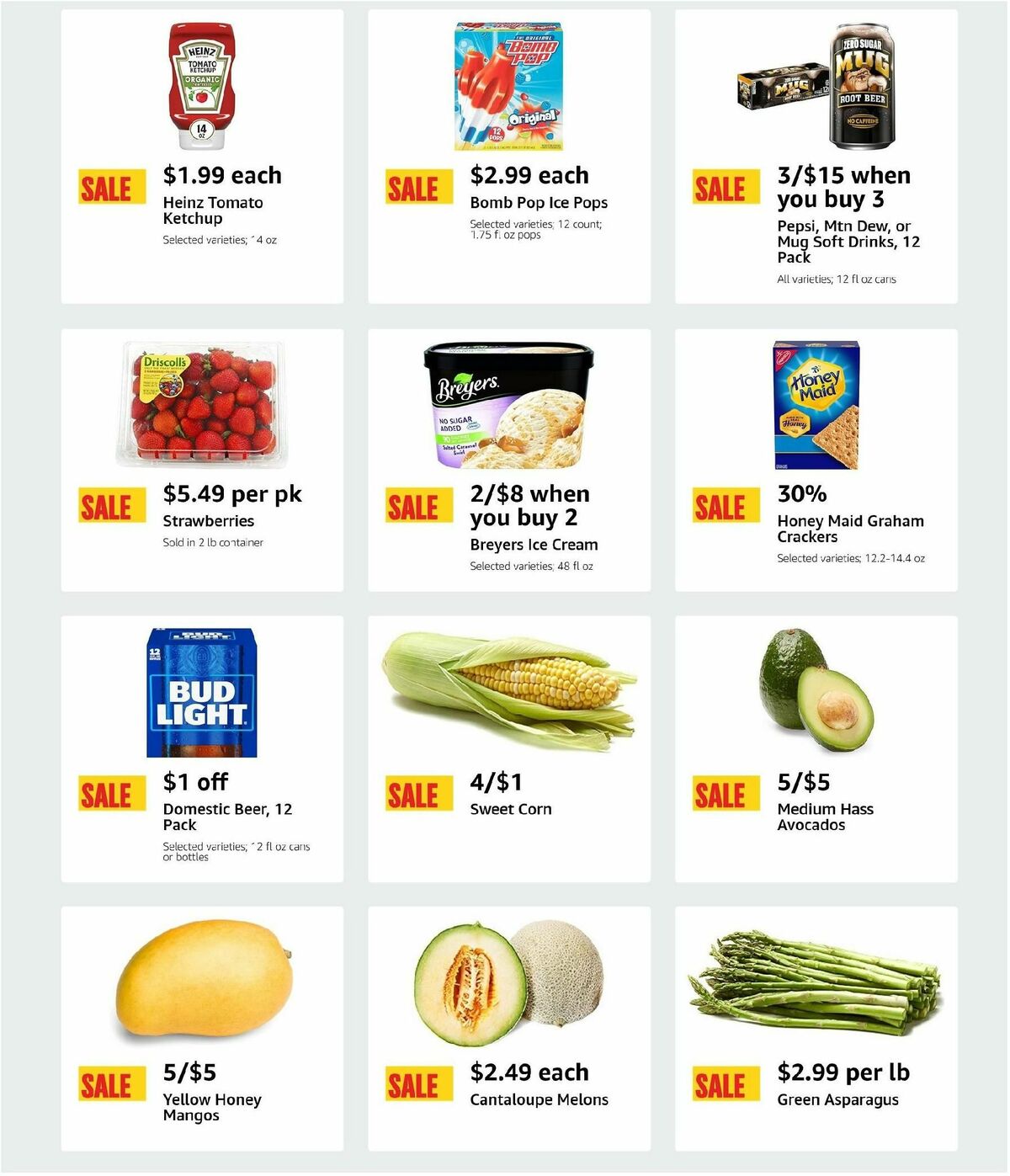 Amazon Fresh Weekly Ad from May 22