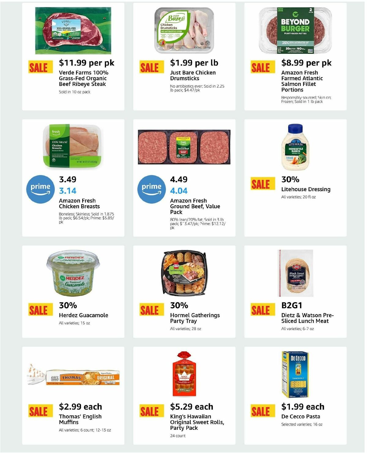 Amazon Fresh Weekly Ad from May 22