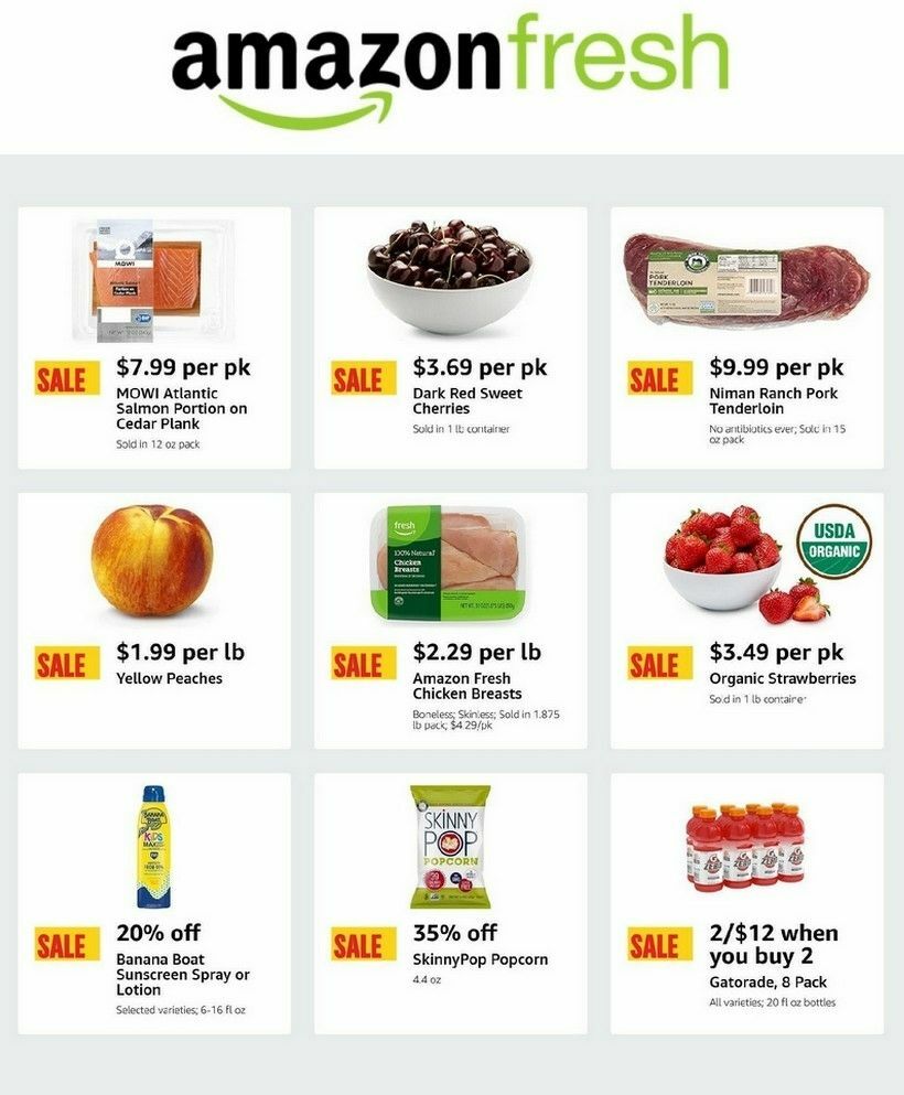 Amazon Fresh Weekly Ad from May 29