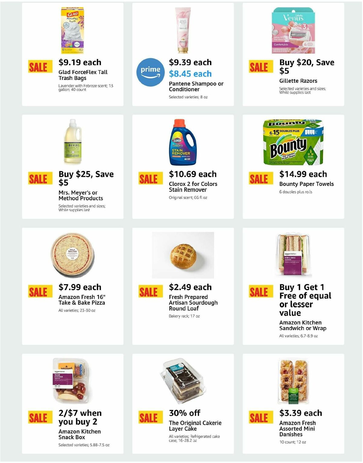 Amazon Fresh Weekly Ad from May 29