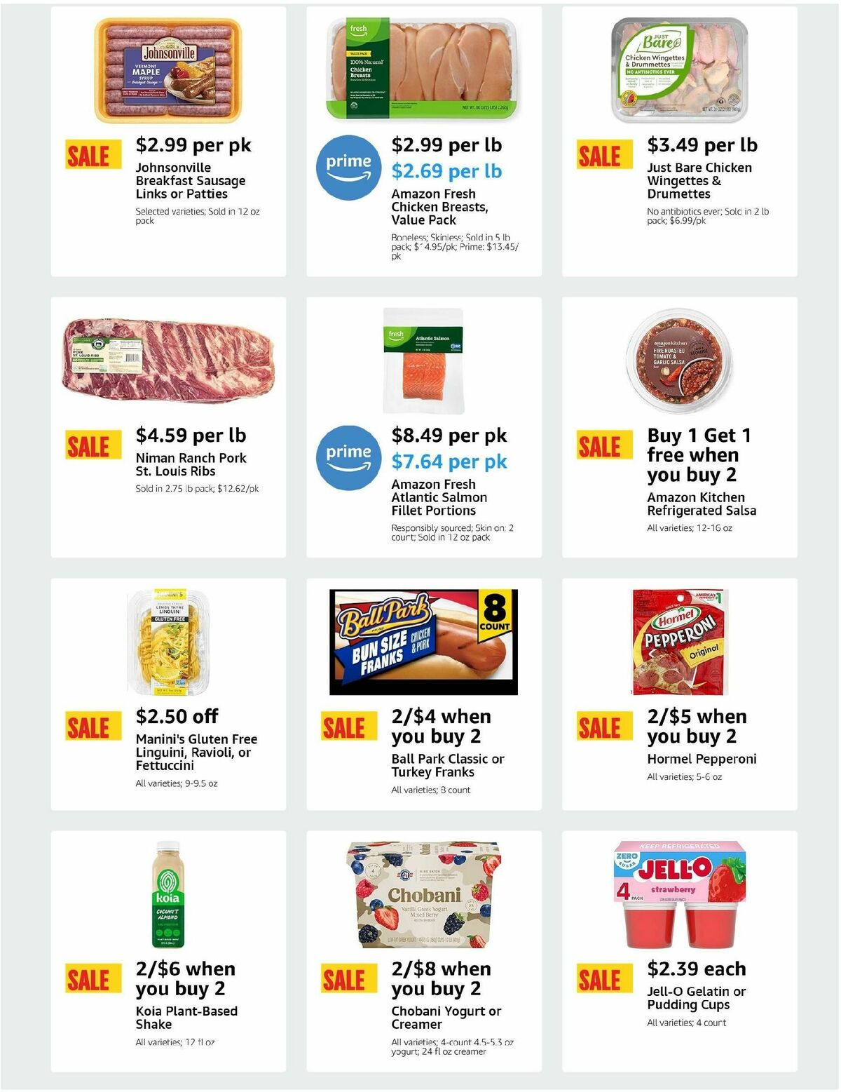 Amazon Fresh Weekly Ad from June 12