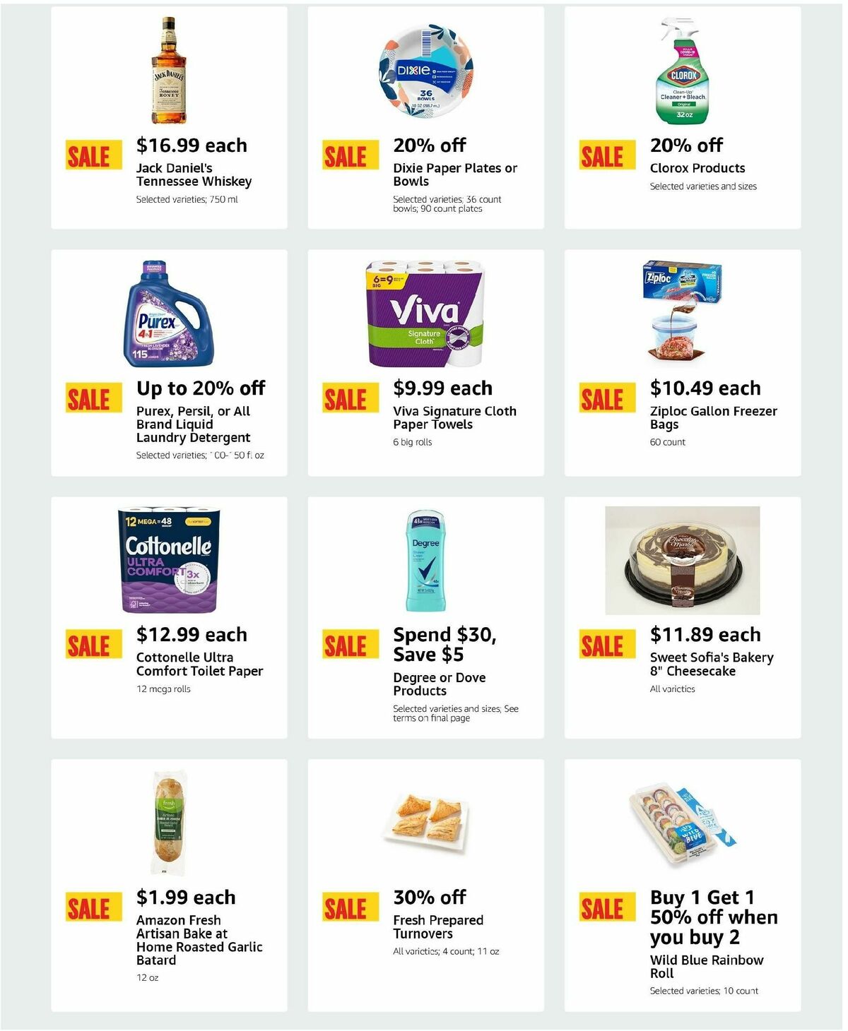 Amazon Fresh Weekly Ad from June 12