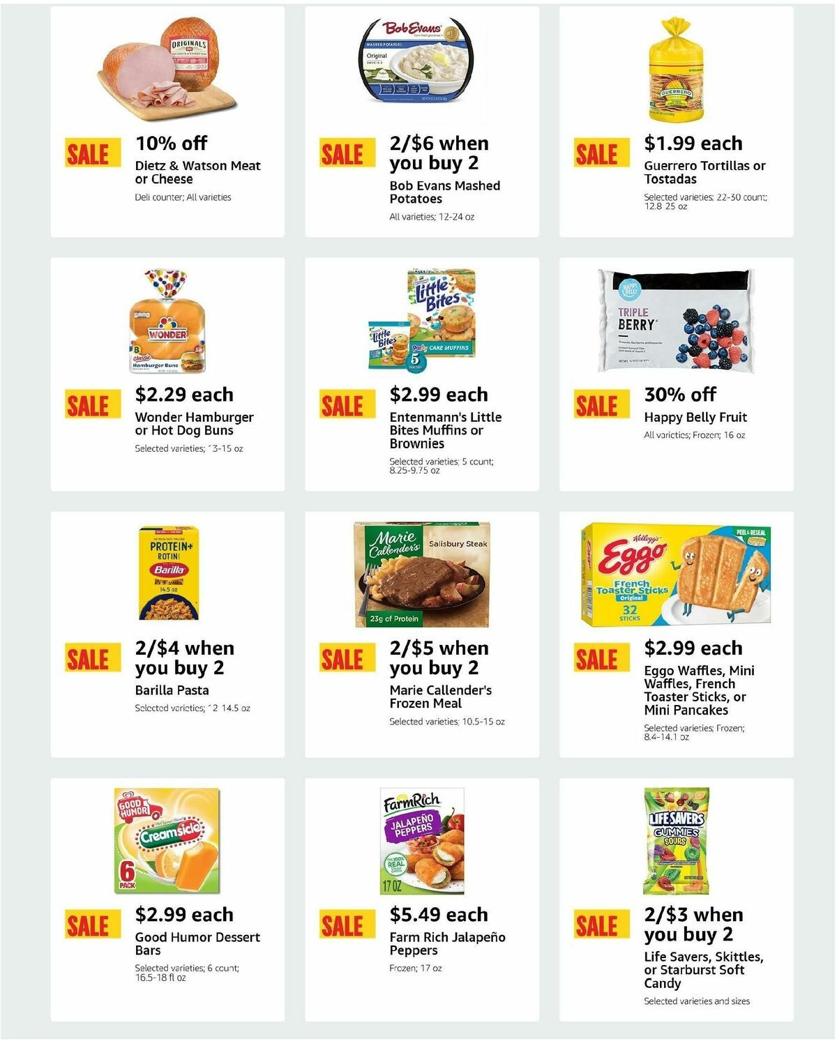 Amazon Fresh Weekly Ad from June 12