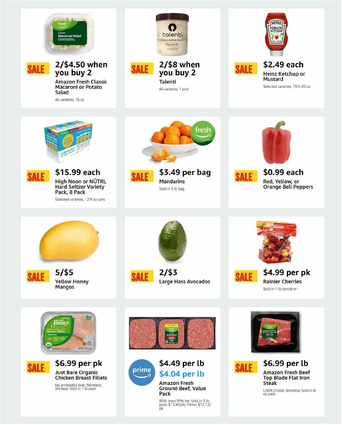 Amazon Fresh Weekly Ad from June 19