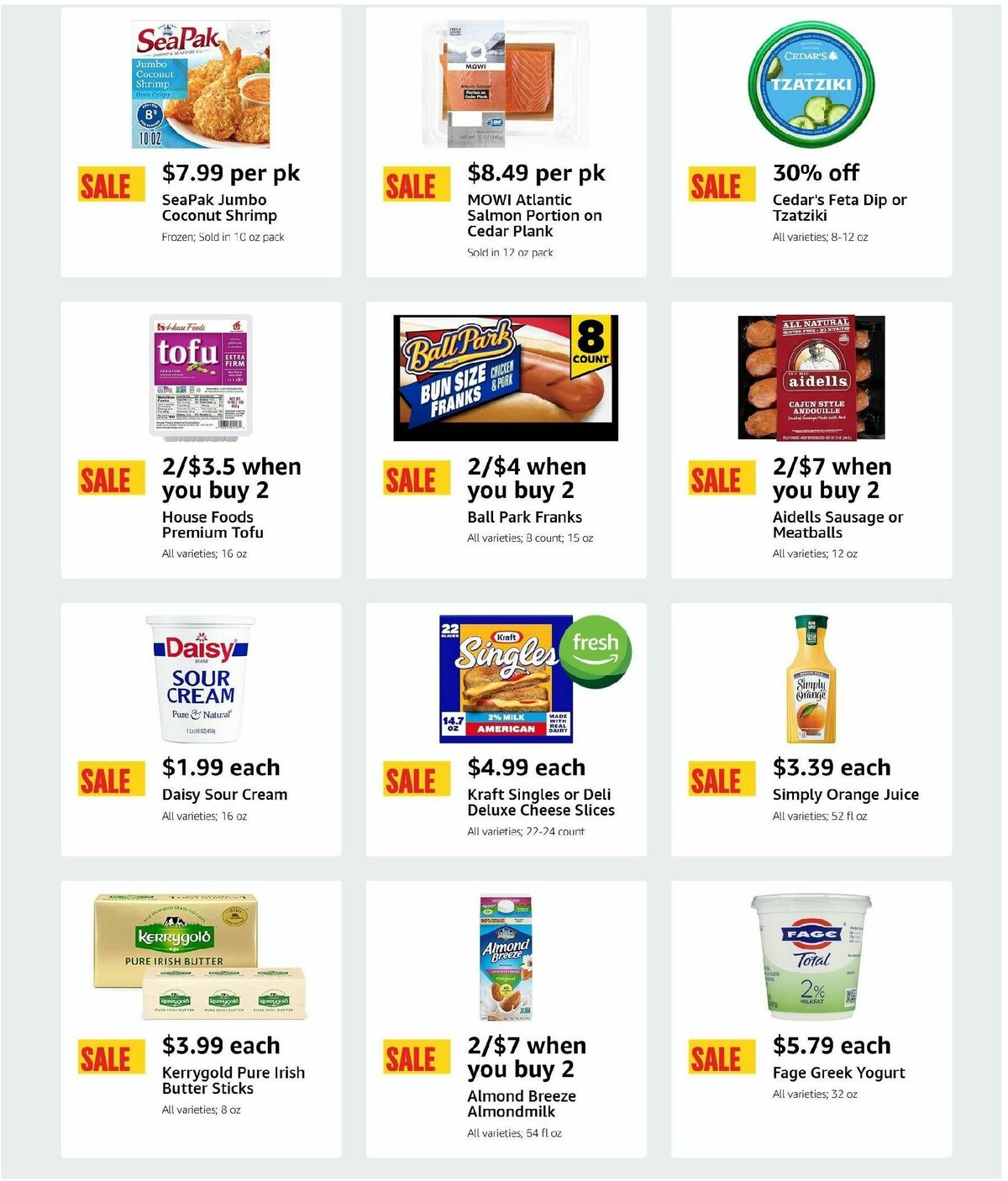 Amazon Fresh Weekly Ad from June 19