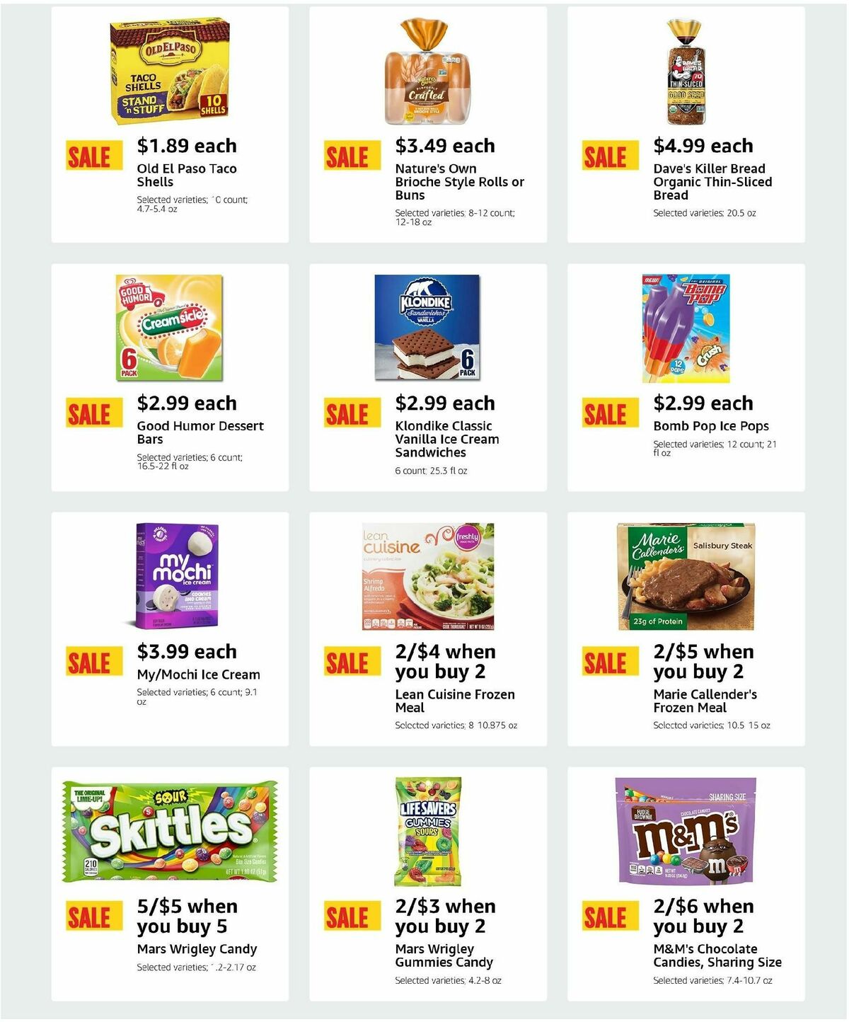 Amazon Fresh Weekly Ad from June 19