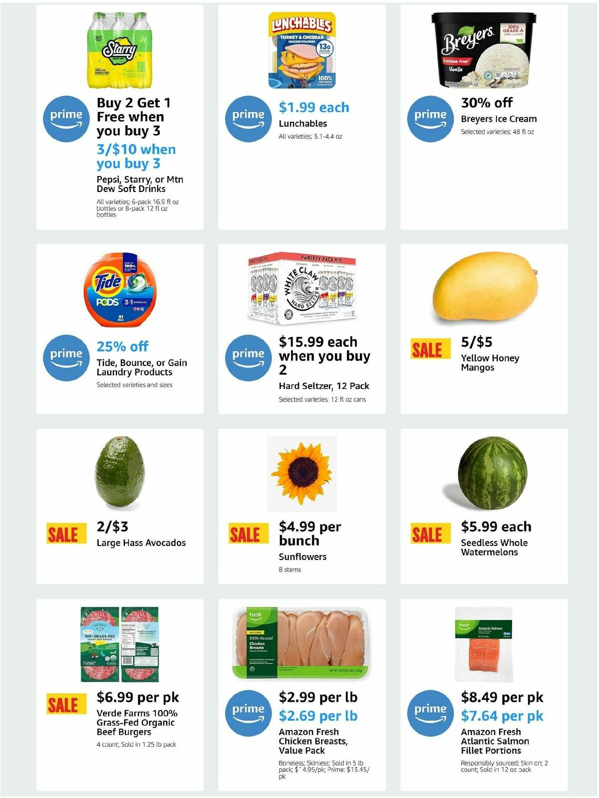 Amazon Fresh Weekly Ad from June 26