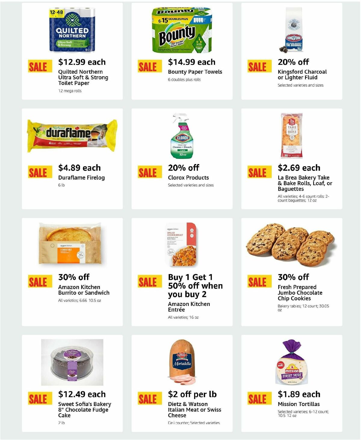 Amazon Fresh Weekly Ad from June 26