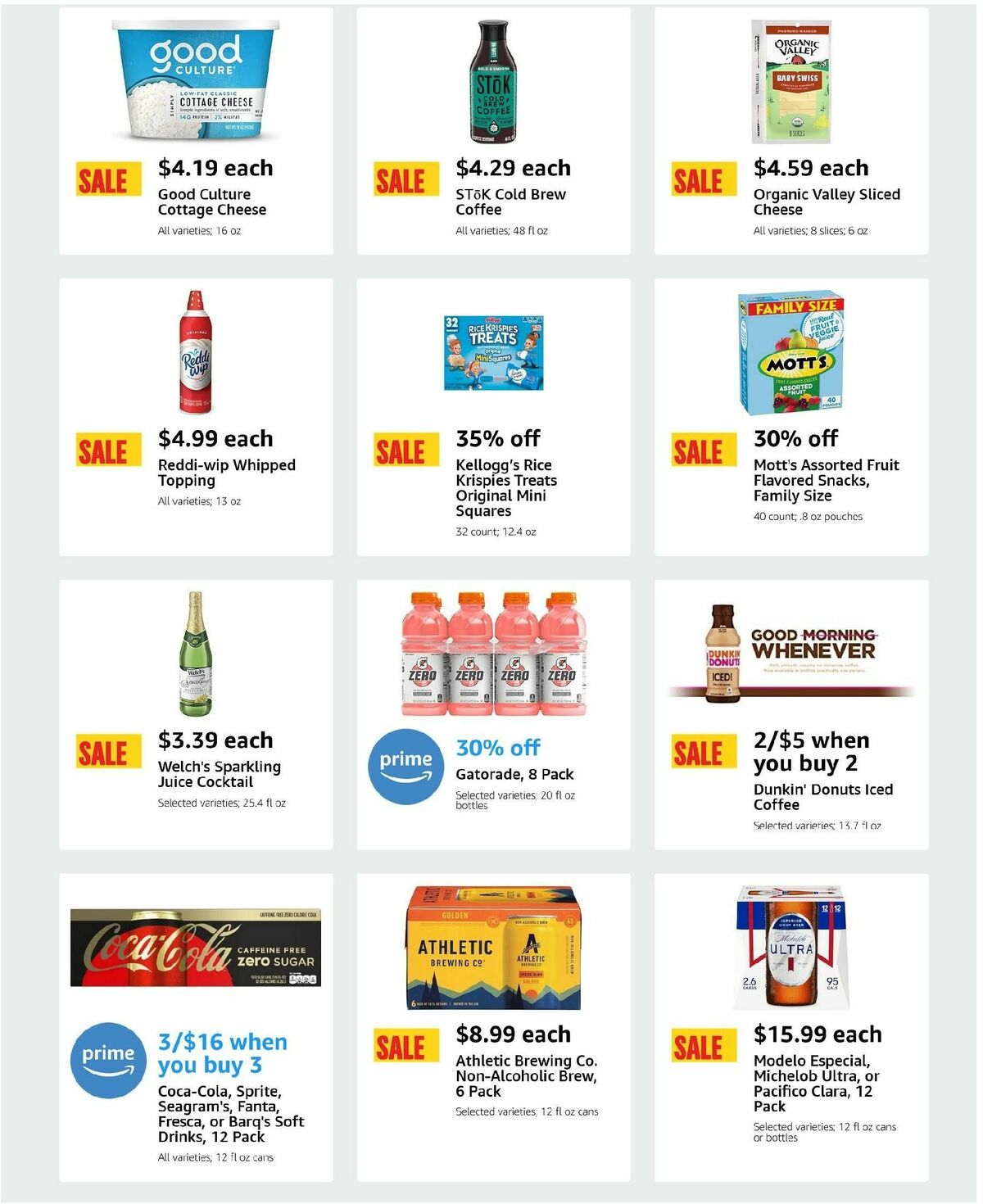 Amazon Fresh Weekly Ad from July 3