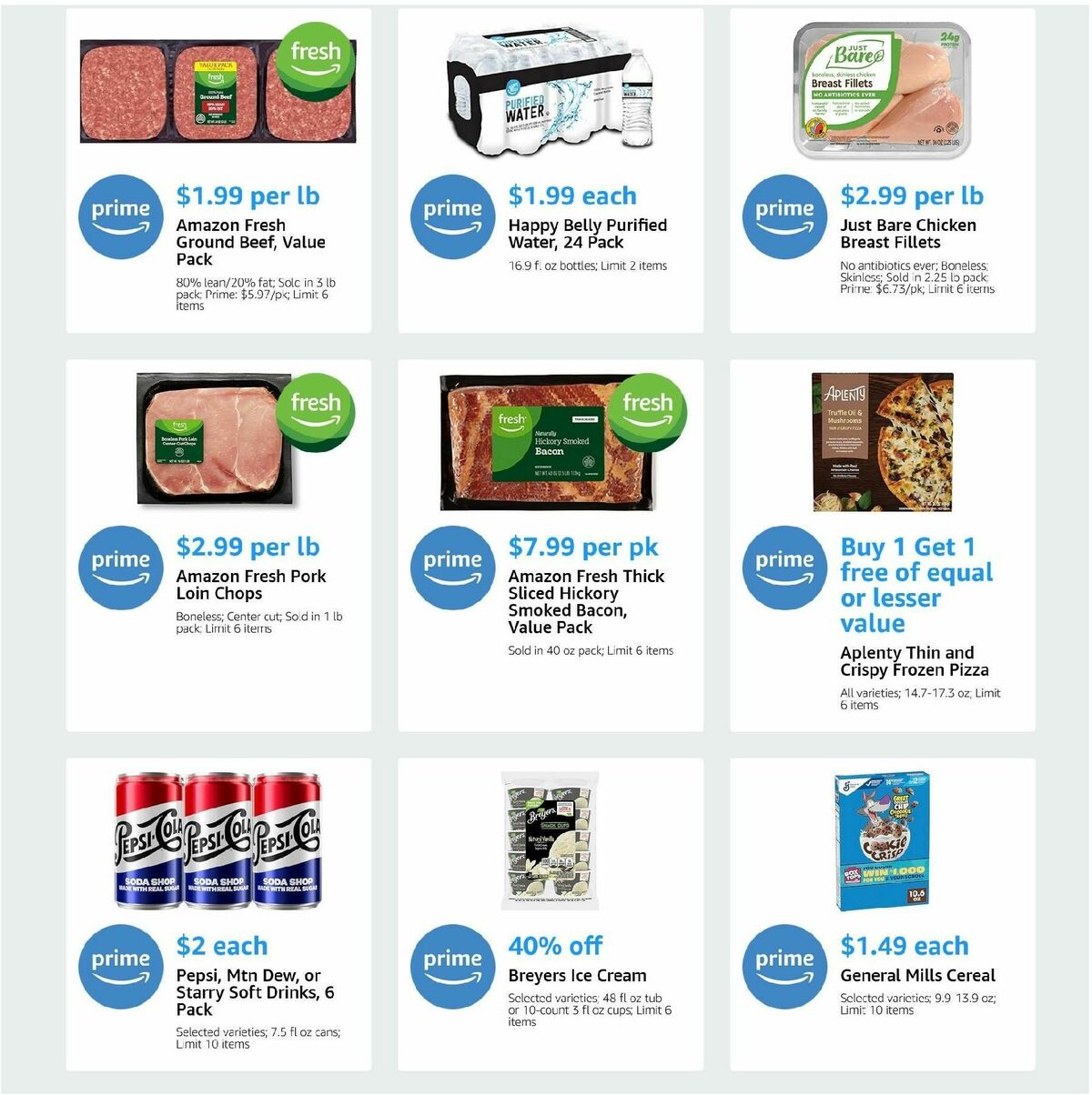 Amazon Fresh Weekly Ad from July 10