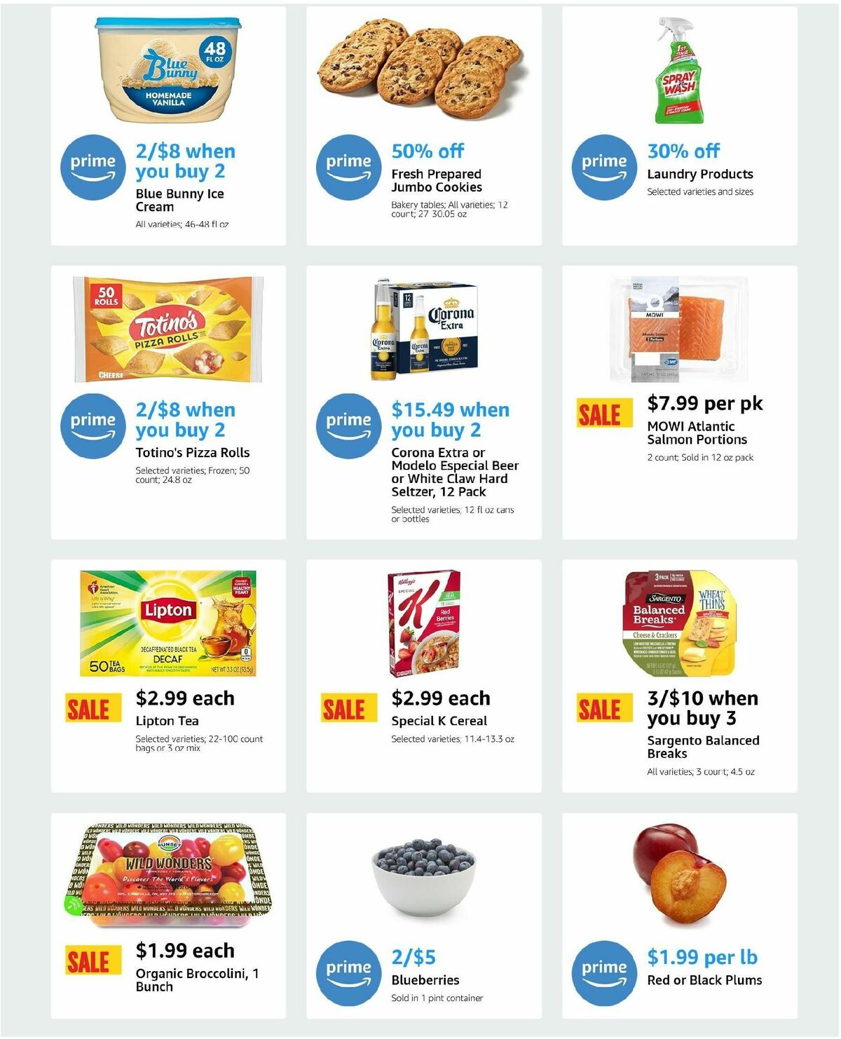 Amazon Fresh Weekly Ad from July 31