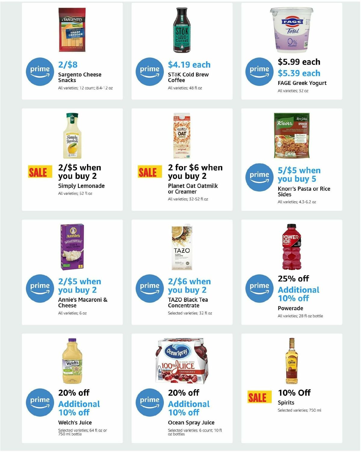 Amazon Fresh Weekly Ad from July 31