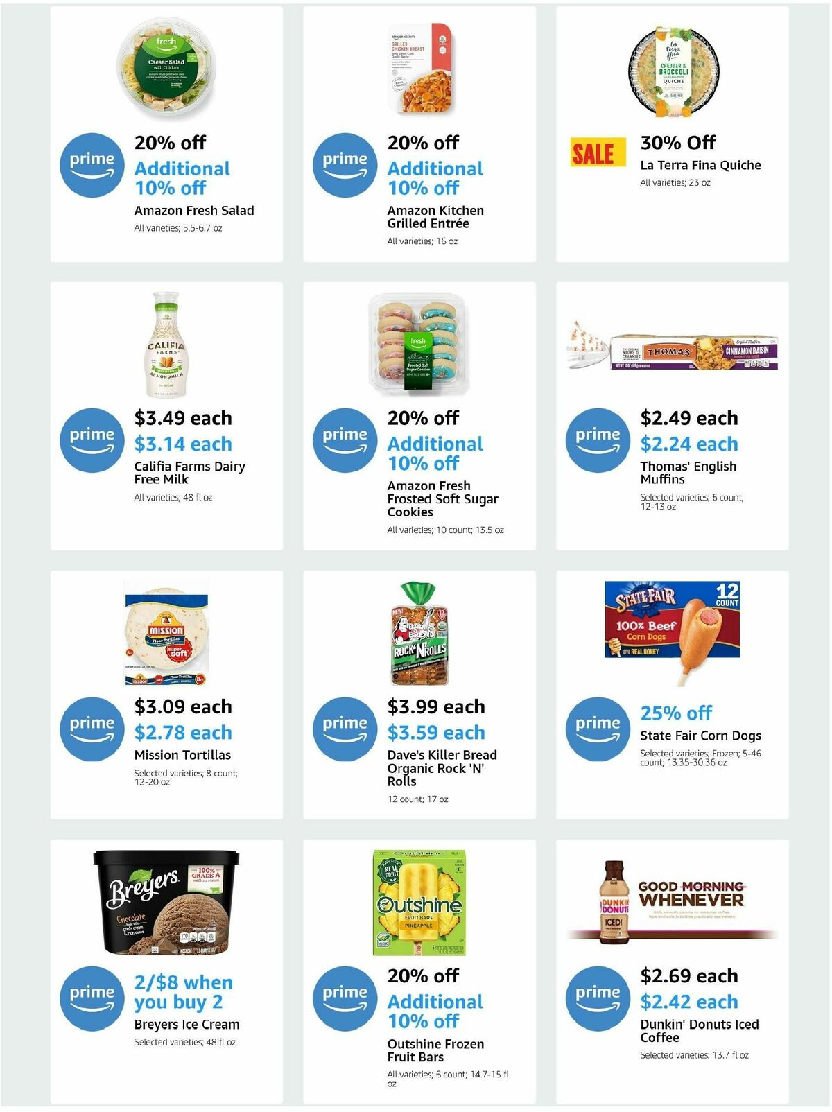 Amazon Fresh Weekly Ad from July 31