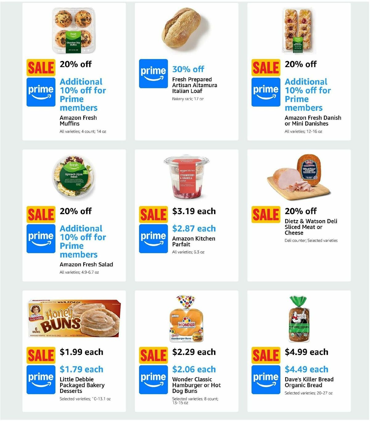 Amazon Fresh Weekly Ad from August 21