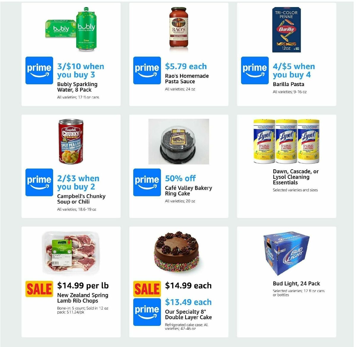 Amazon Fresh Weekly Ad from September 4