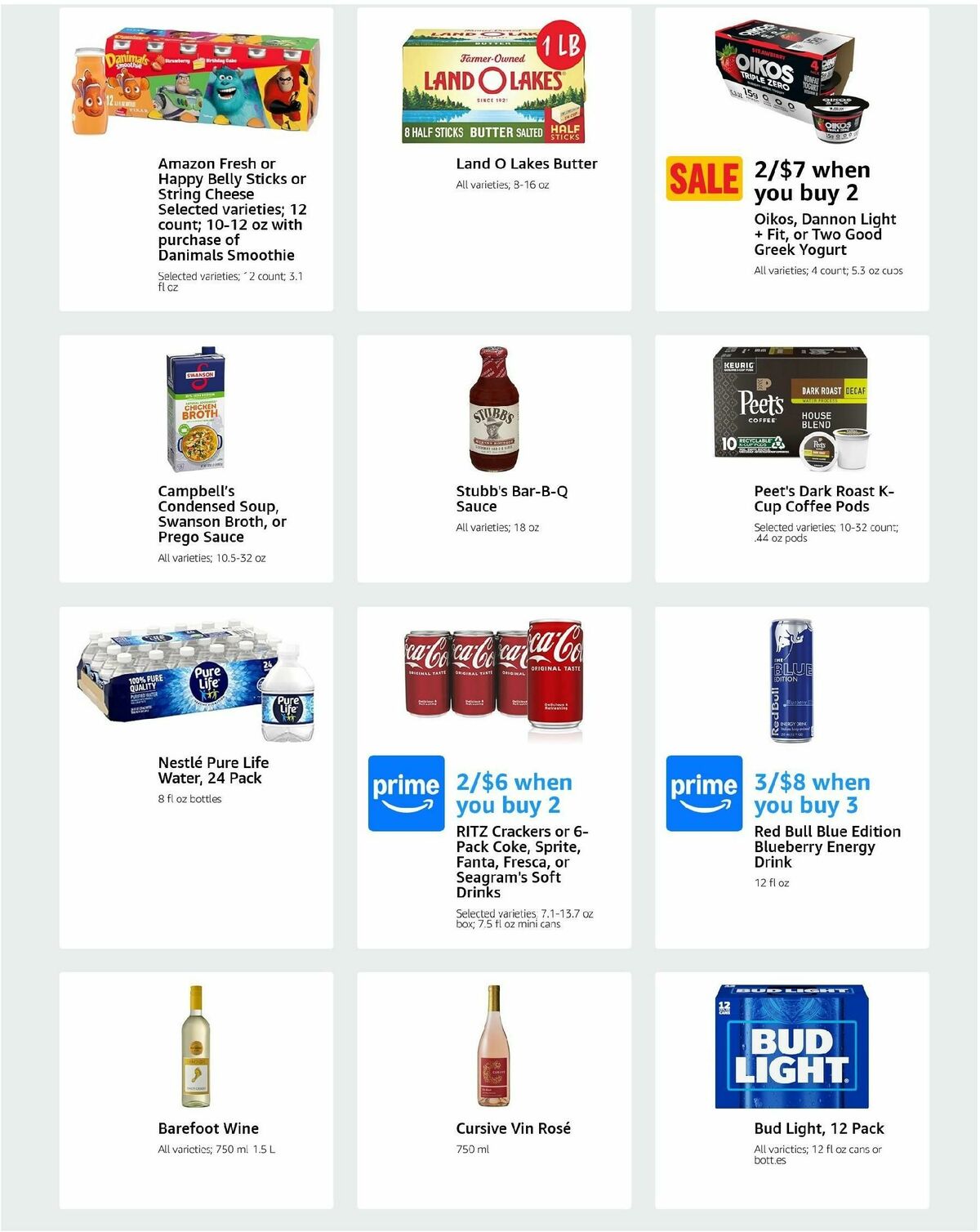 Amazon Fresh Weekly Ad from September 4