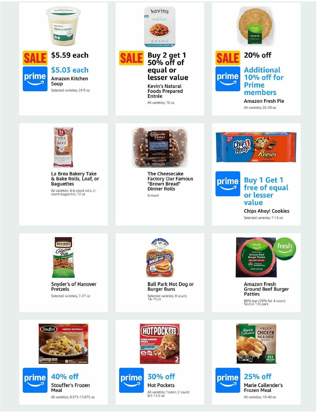 Amazon Fresh Weekly Ad from September 4