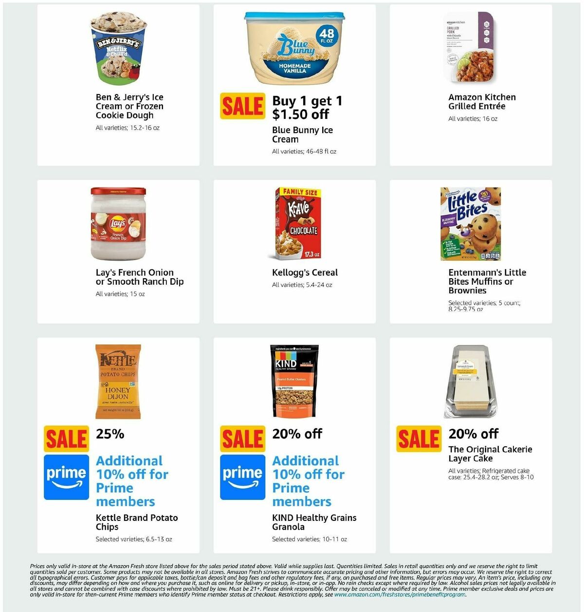 Amazon Fresh Weekly Ad from September 4