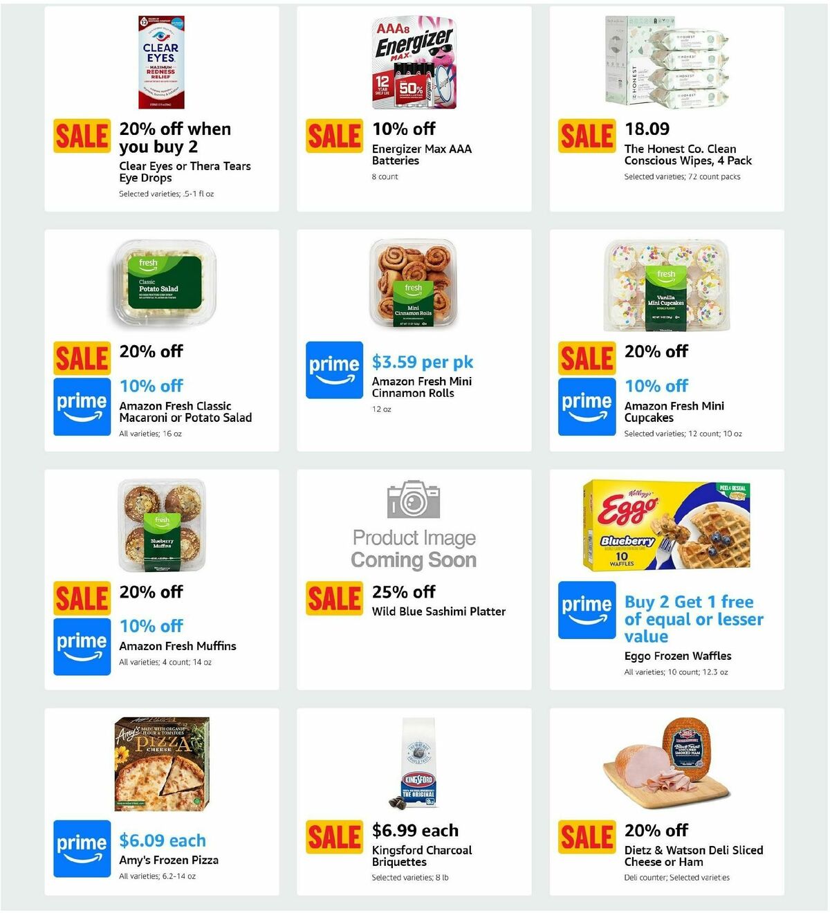 Amazon Fresh Weekly Ad from September 18