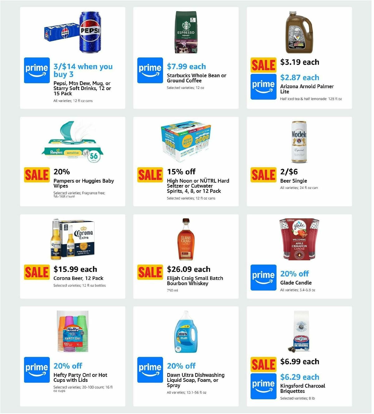 Amazon Fresh Weekly Ad from September 25