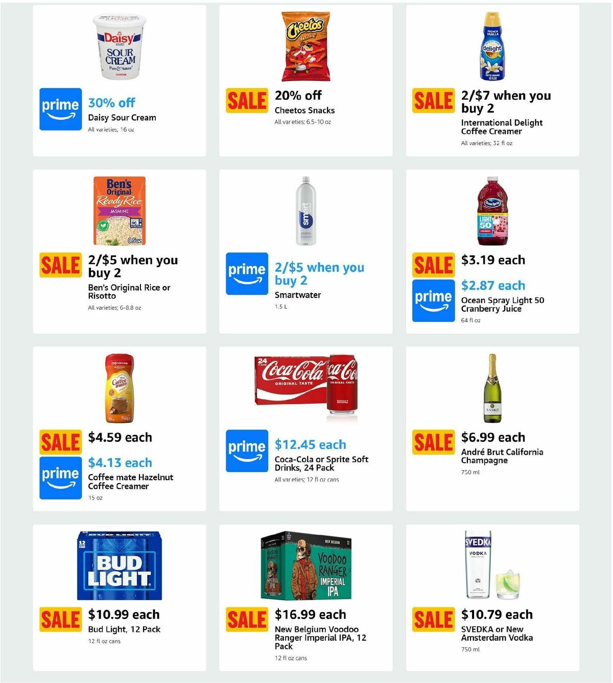 Amazon Fresh Weekly Ad from October 2