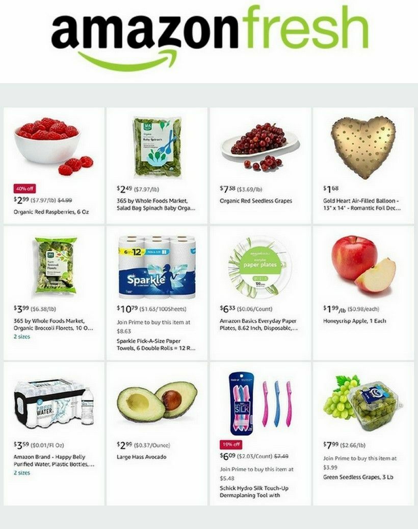 Amazon Fresh Weekly Ad from October 23