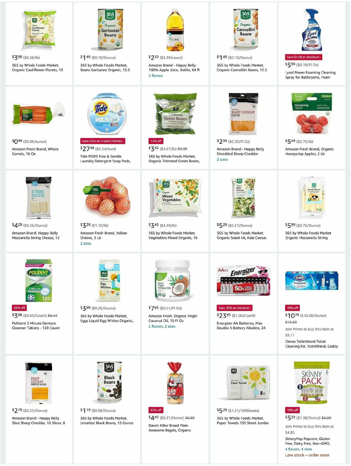 Amazon Fresh Weekly Ad from October 23