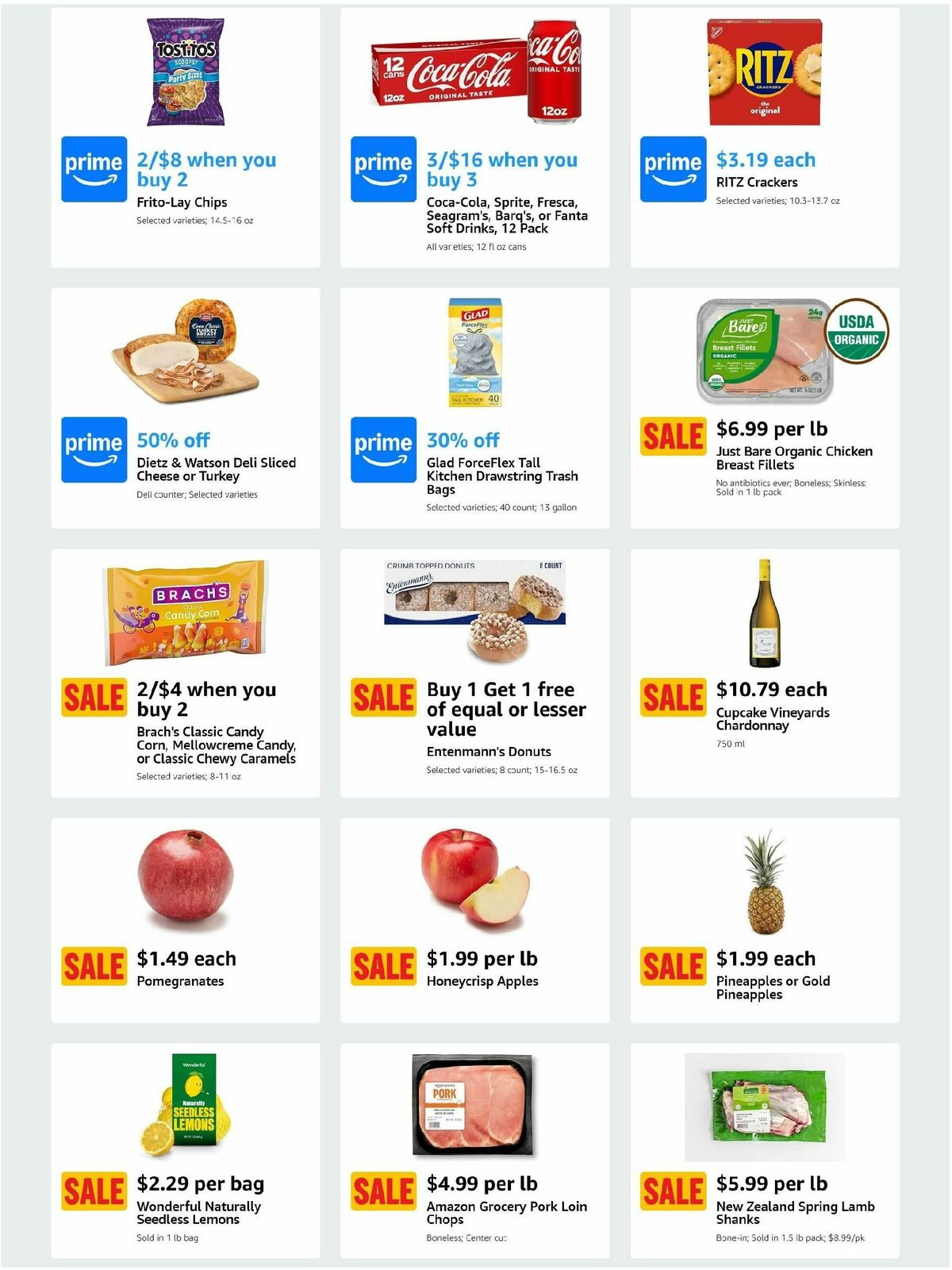 Amazon Fresh Weekly Ad from October 30