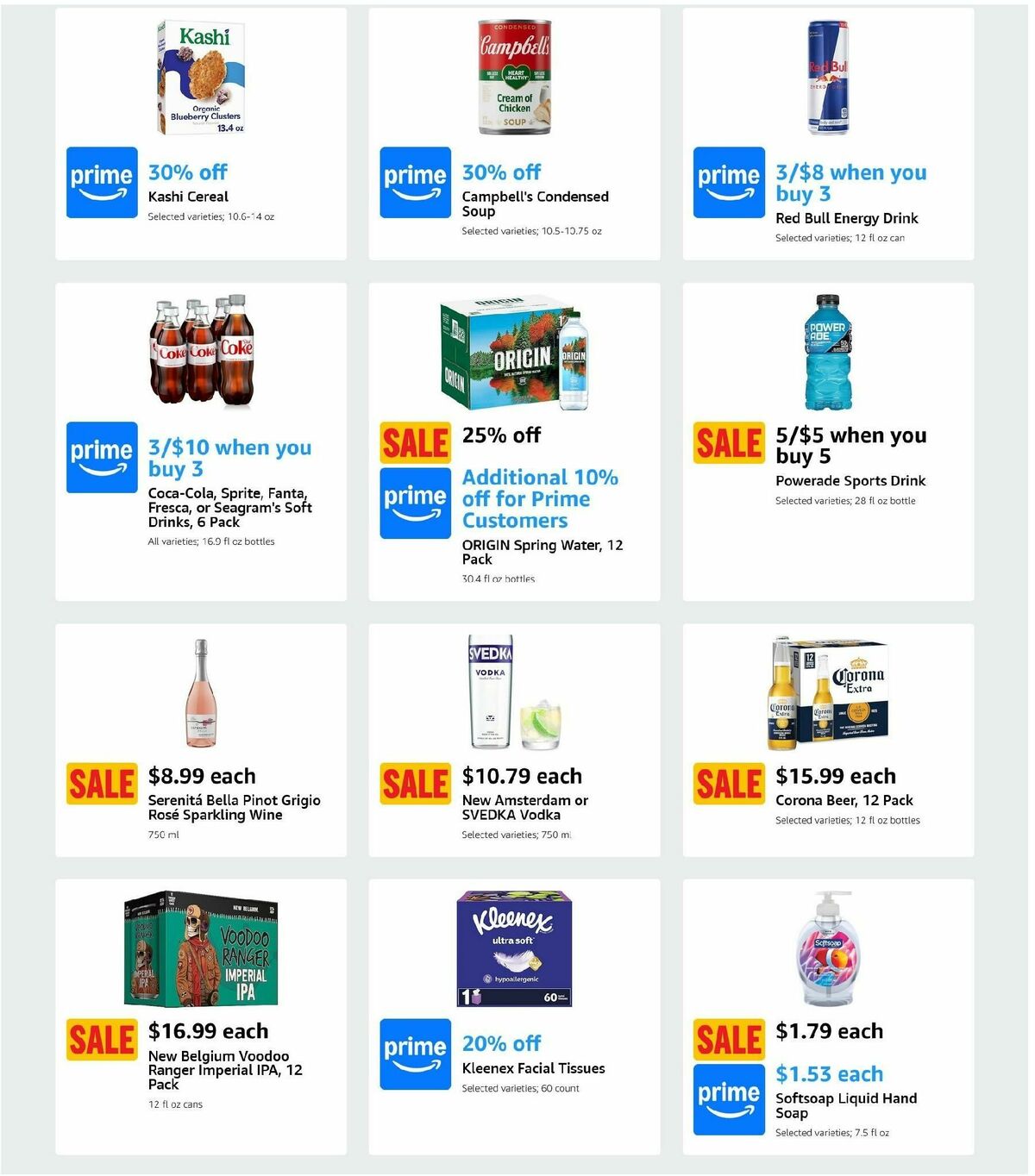 Amazon Fresh Weekly Ad from October 30