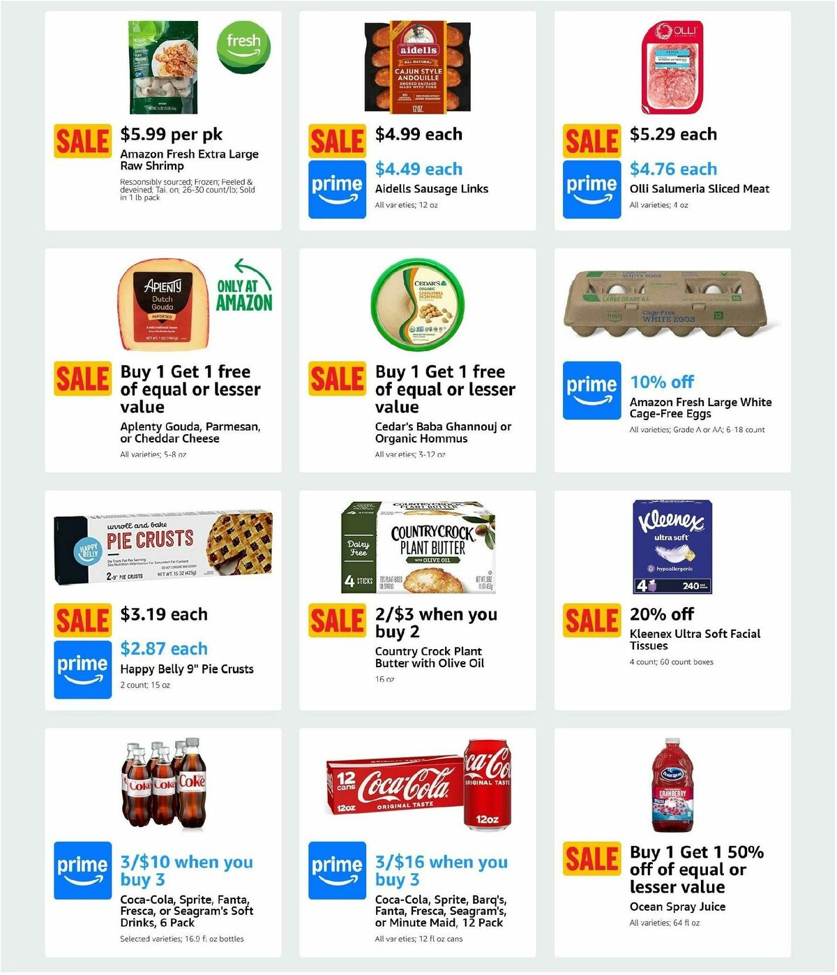 Amazon Fresh Weekly Ad from November 6