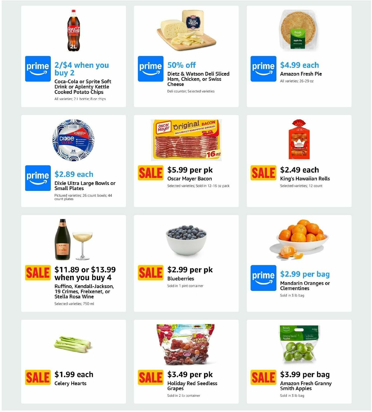 Amazon Fresh Weekly Ad from November 13