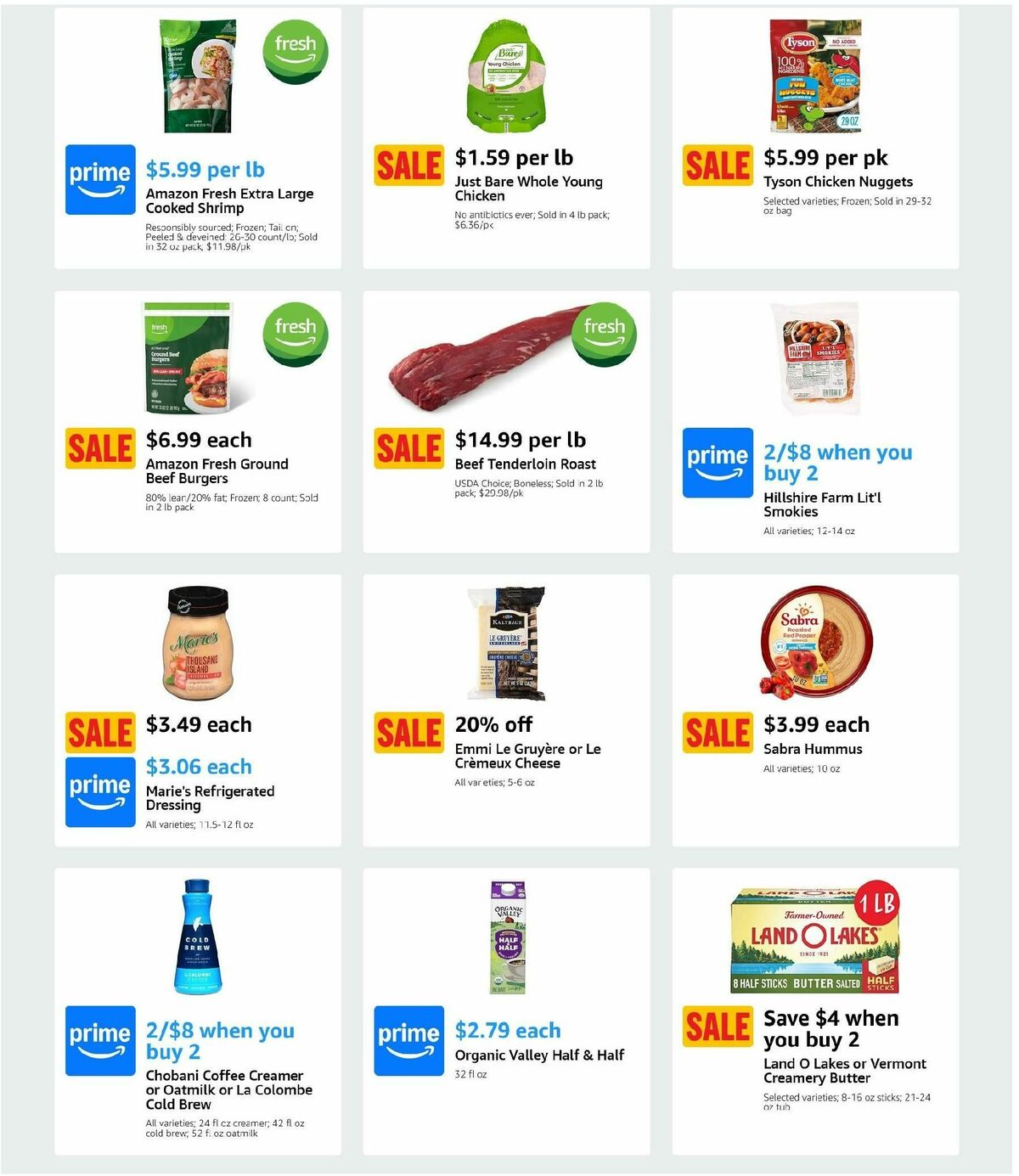 Amazon Fresh Weekly Ad from November 13