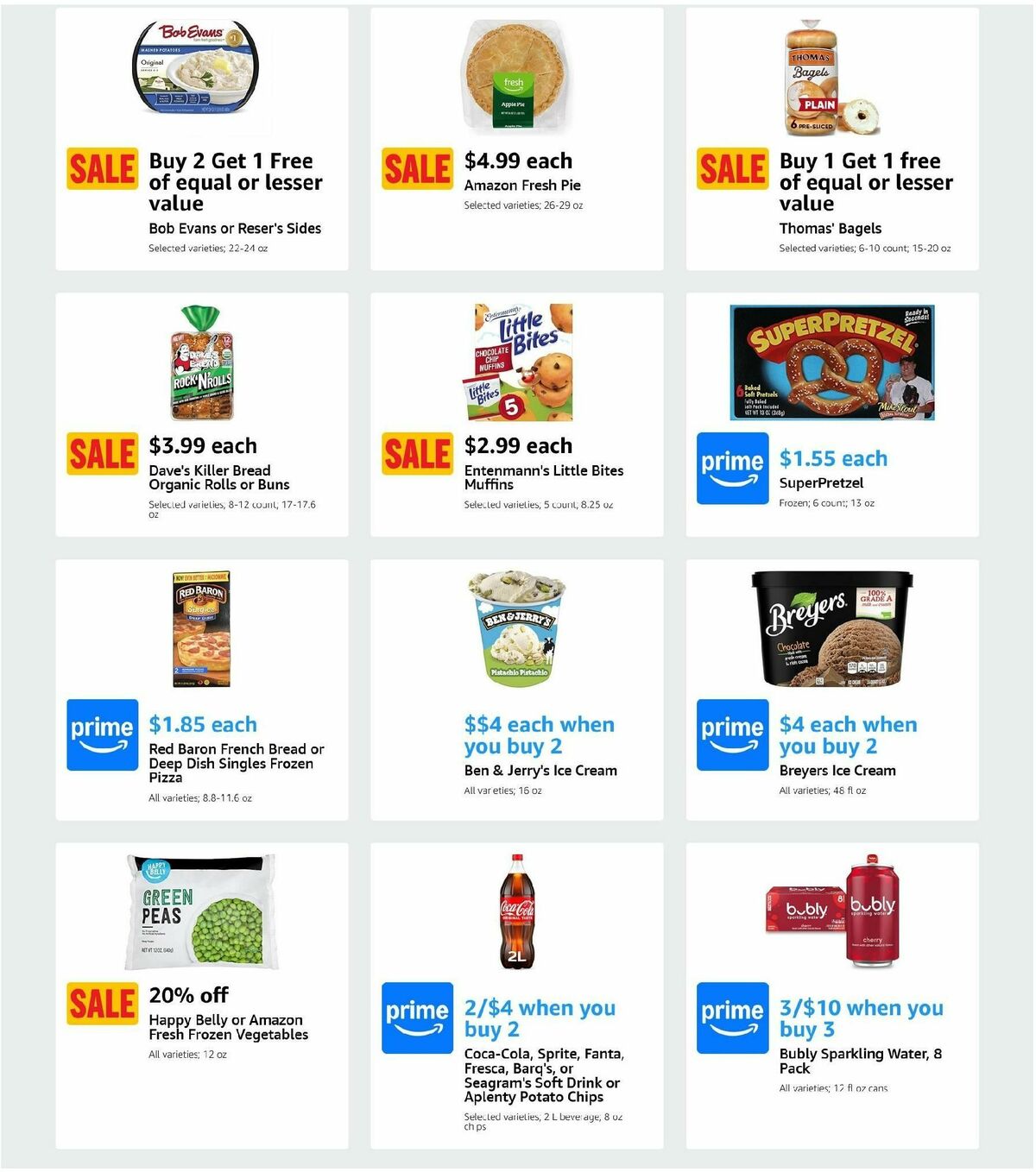 Amazon Fresh Weekly Ad from November 20