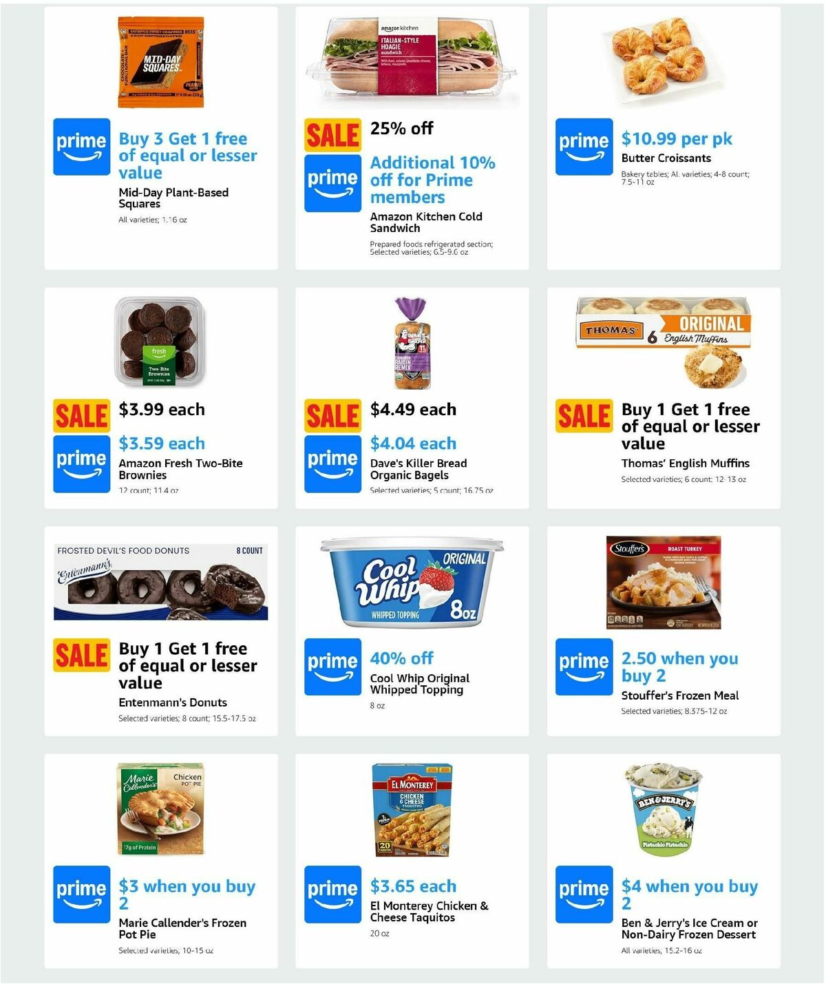 Amazon Fresh Weekly Ad from November 29