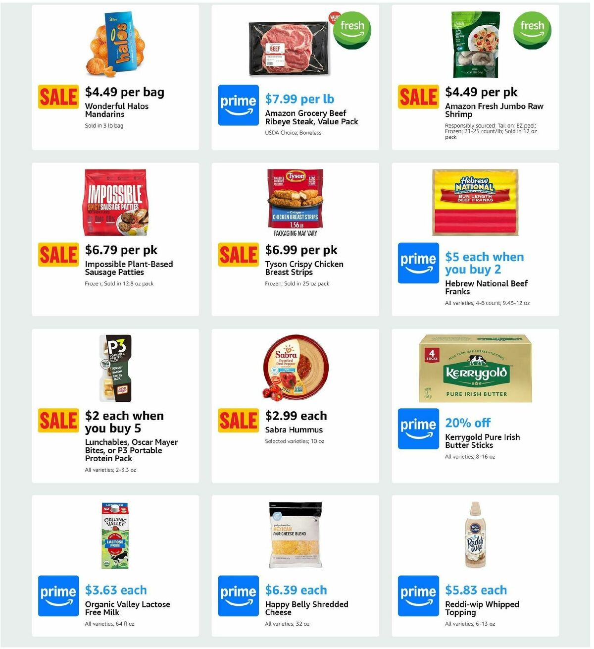 Amazon Fresh Weekly Ad from December 5