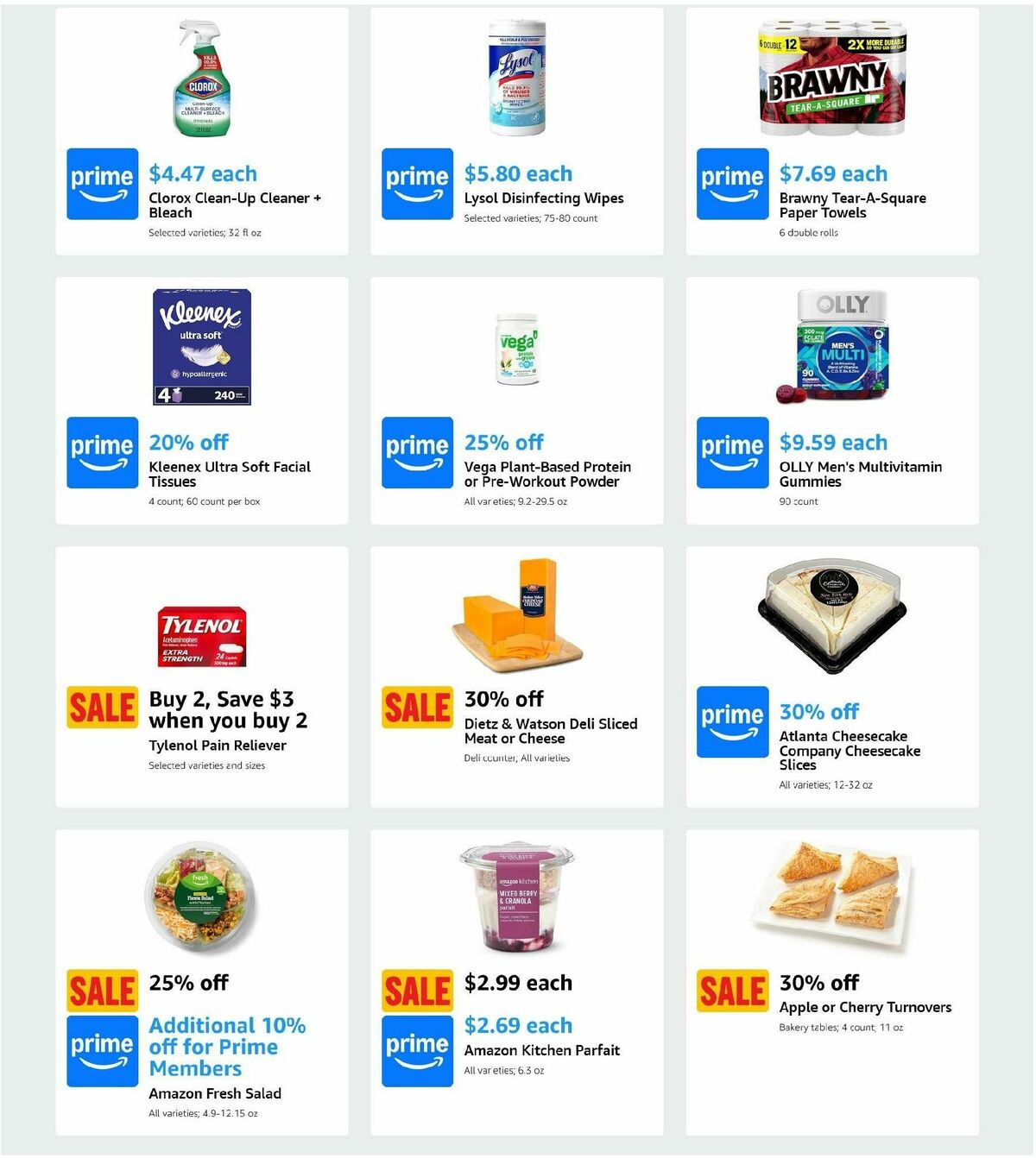 Amazon Fresh Weekly Ad from January 1