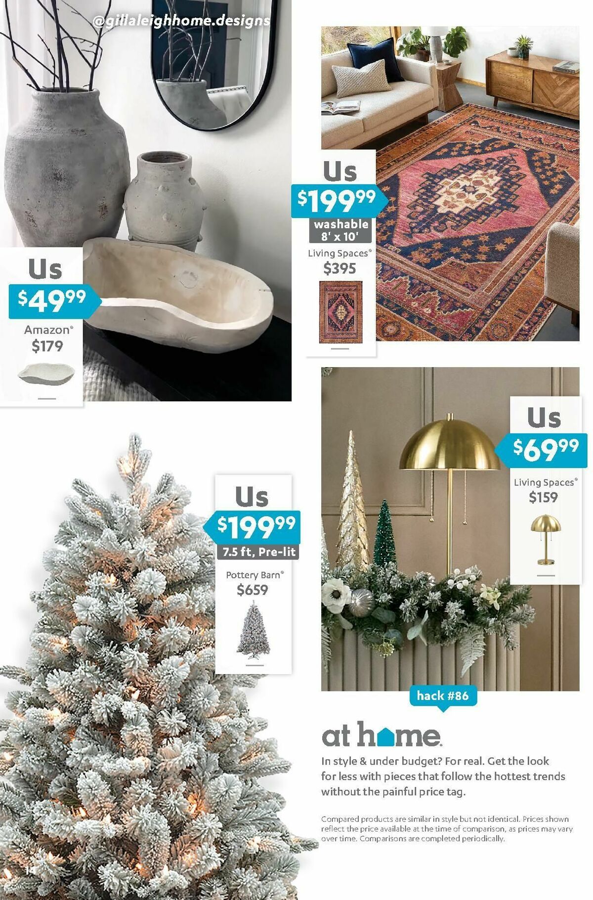 At Home Christmas Weekly Ad from October 25