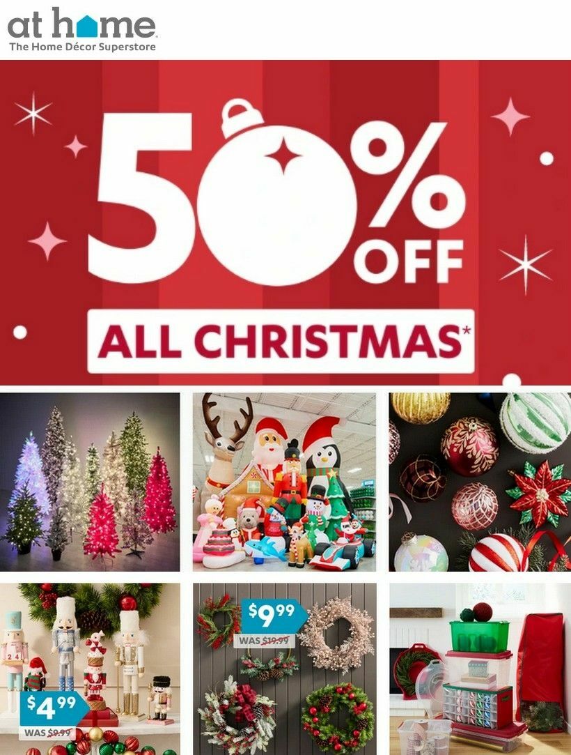 At Home Christmas Sale Weekly Ad from December 29