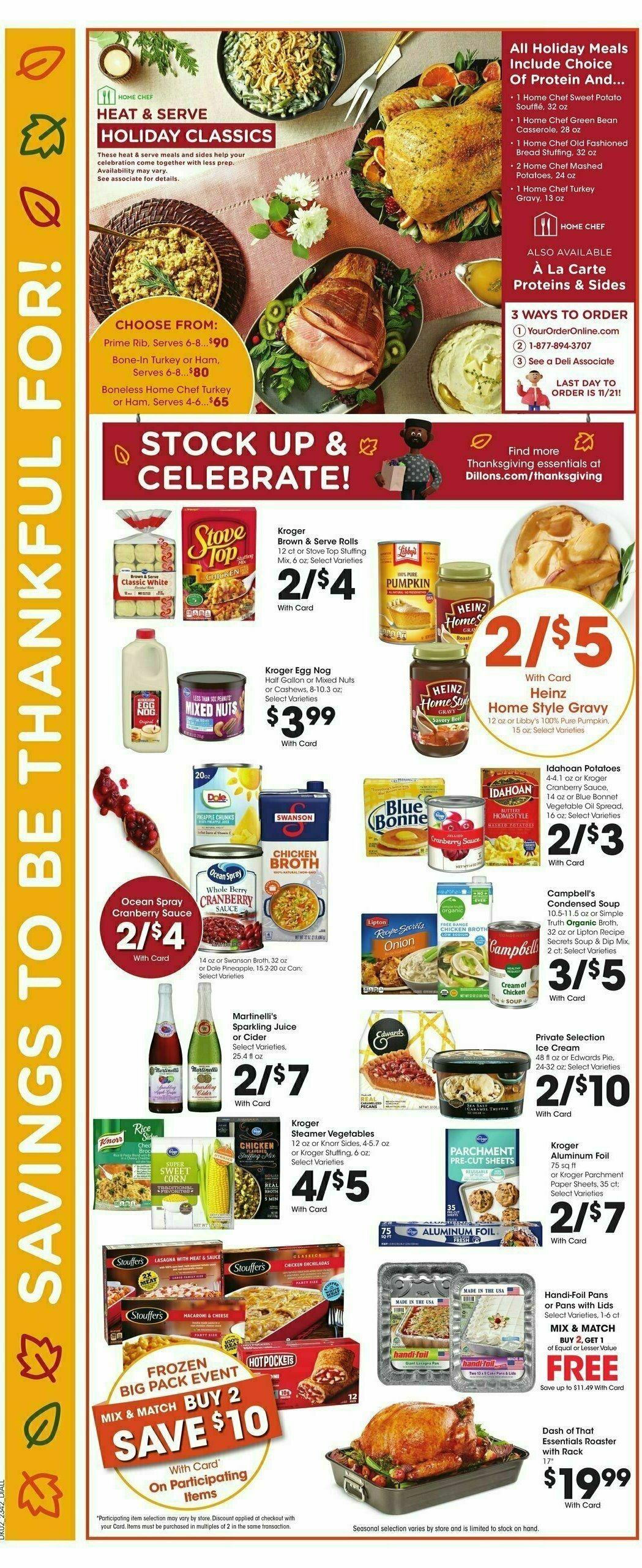 Baker's Weekly Ad from November 15