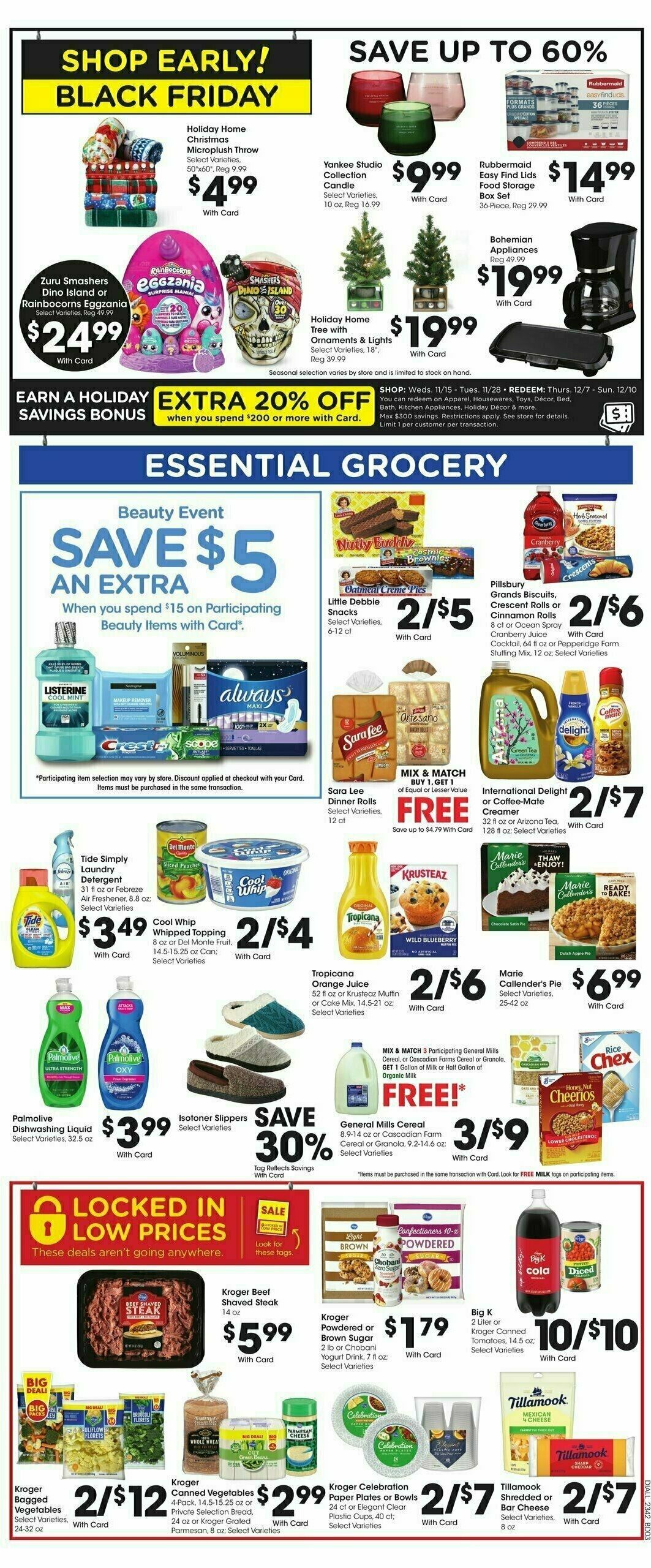 Baker's Weekly Ad from November 15